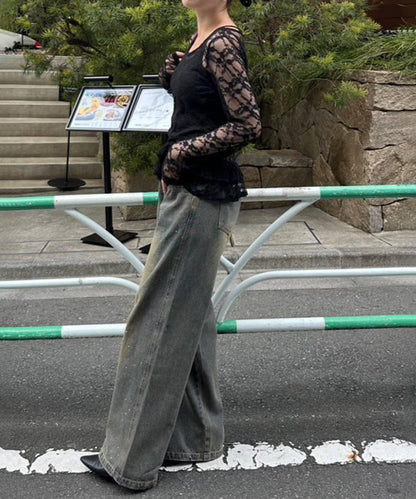 蕾絲蓬蓬袖上衣