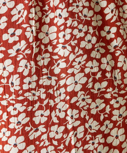 印度 花卉印花 休閒褲