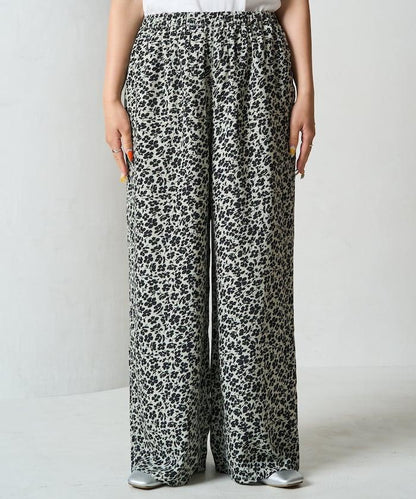 印度 花卉印花 休閒褲