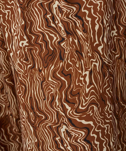 波紋圖案休閒褲