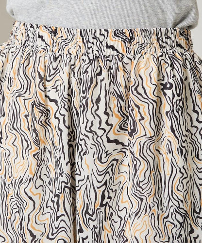 波紋圖案休閒褲