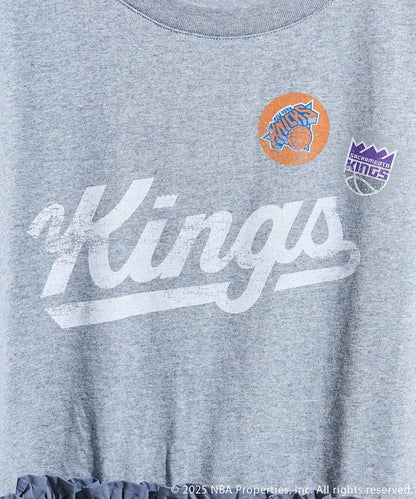 NBA印花拼接長款T恤