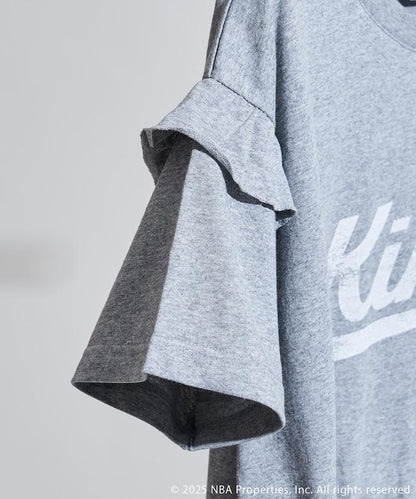 NBA印花拼接長款T恤