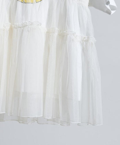 NBA印花蕾絲拼接T恤