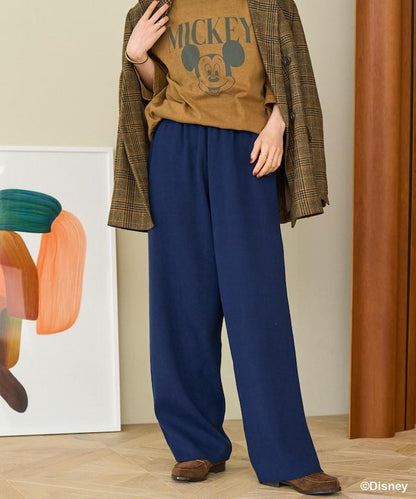 《機洗可》毛衣質感針織長褲