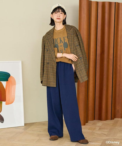 《機洗可》毛衣質感針織長褲