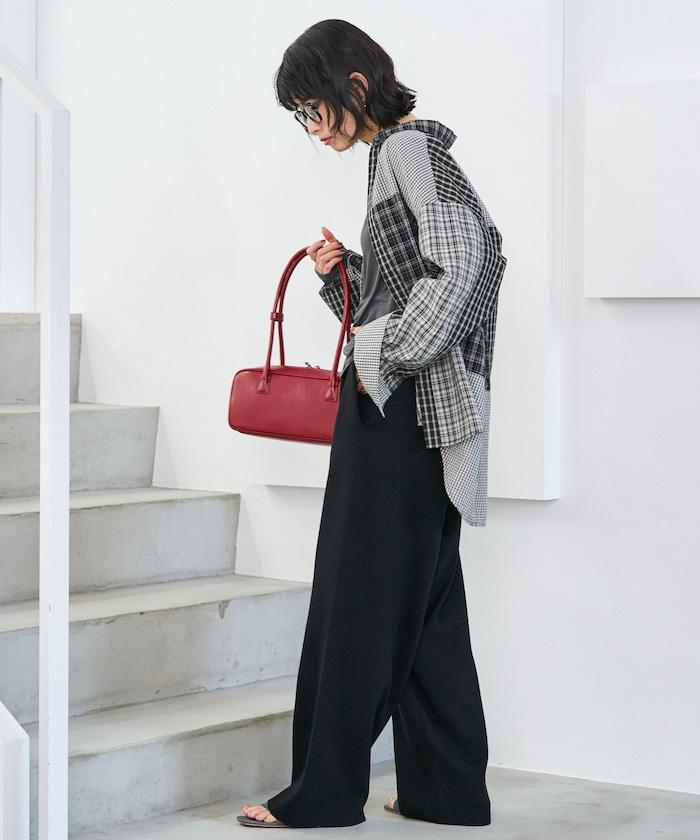 《機洗可》毛衣質感針織長褲