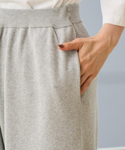 《機洗可》毛衣質感針織長褲