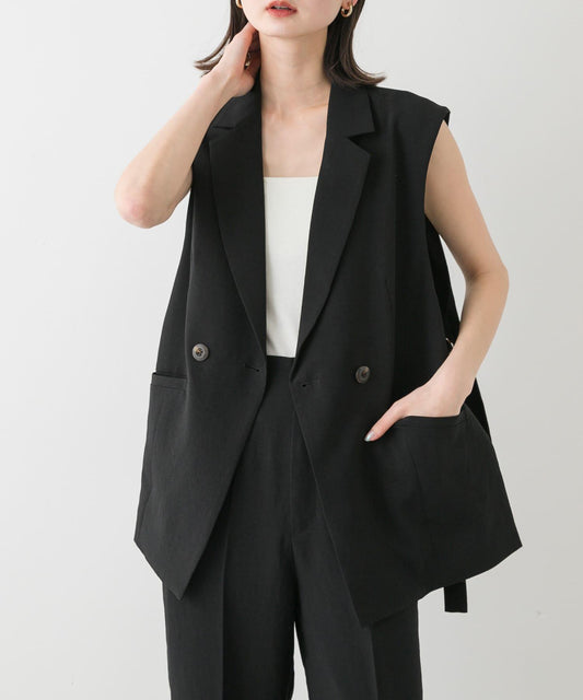 UR TECH DRYLUXE仿亞麻側邊腰帶馬甲