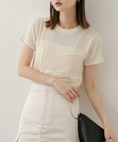 馬甲設計短袖毛衣