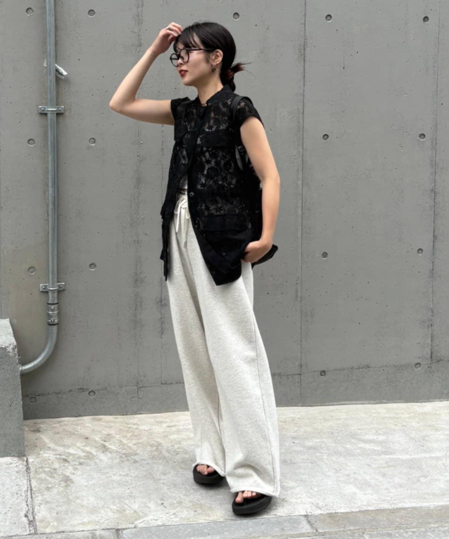 CIAOPANIC TYPY 蕾絲軍風背心