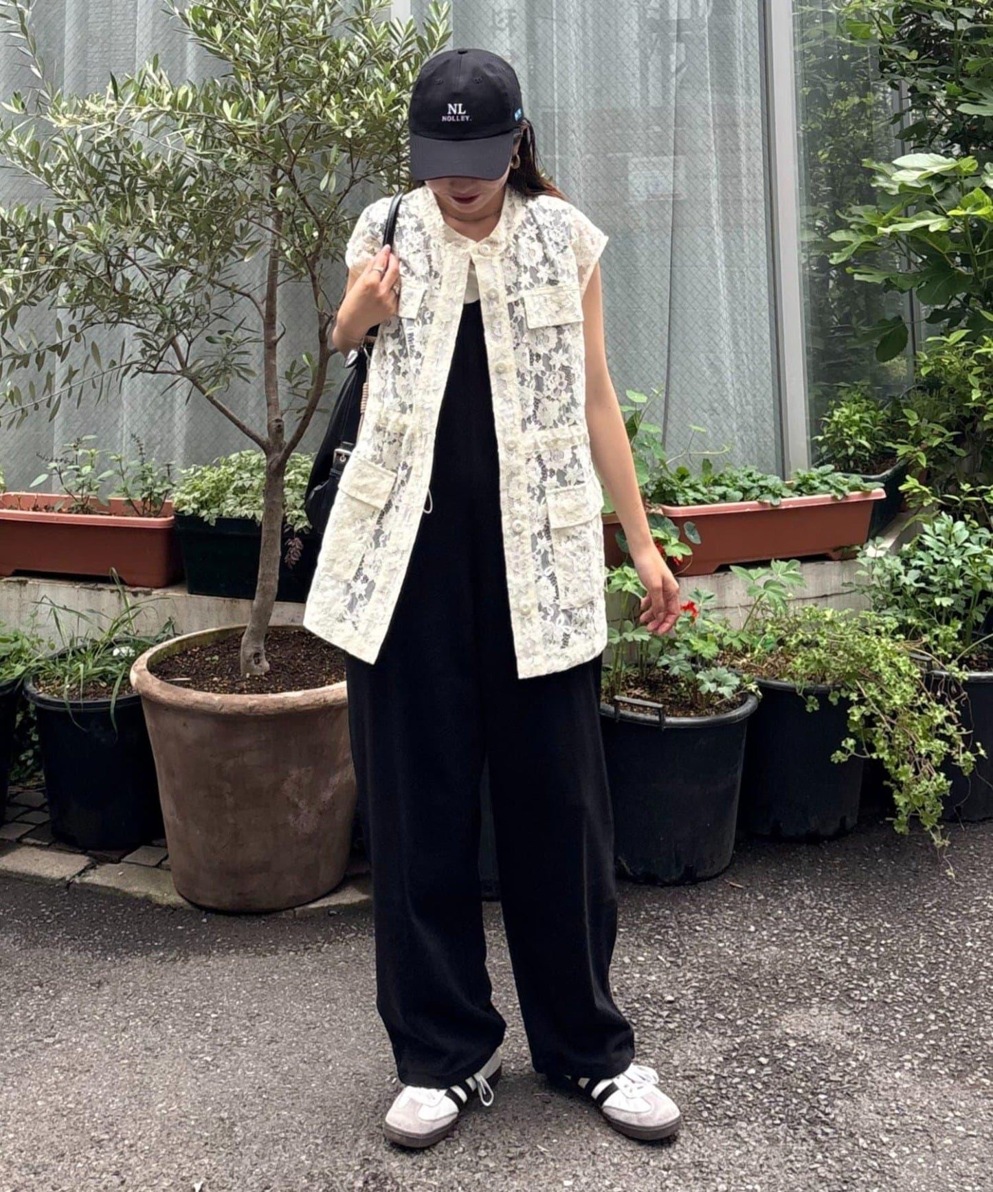 CIAOPANIC TYPY 蕾絲軍風背心