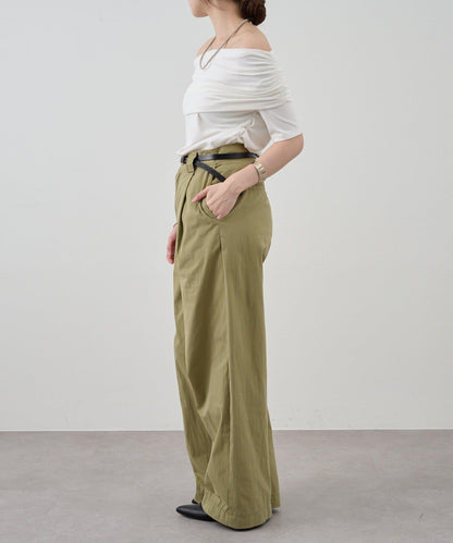 SHENERY 露肩不對稱設計 套頭上衣