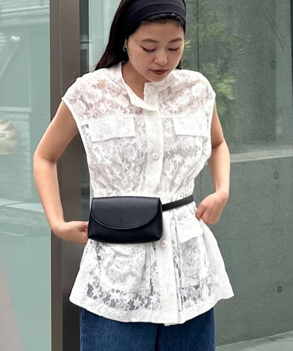 CIAOPANIC TYPY 蕾絲軍風背心