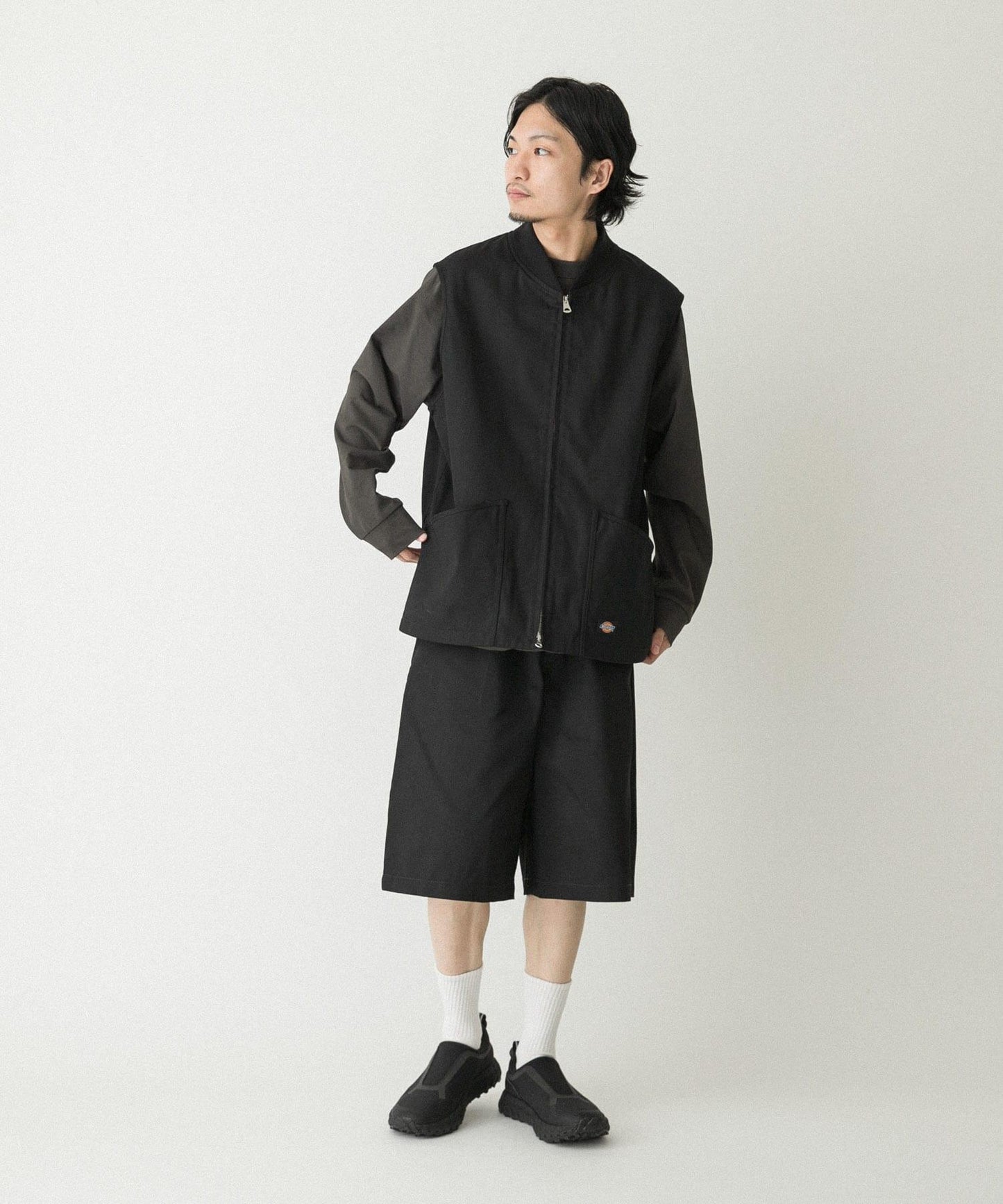 『聯名』Dickies×EKAL 寬鬆長款短褲