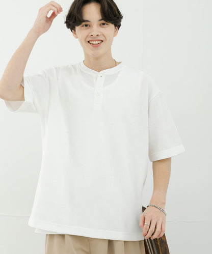 亨利領珠地布套頭衫