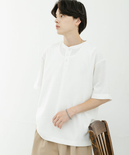 亨利領珠地布套頭衫