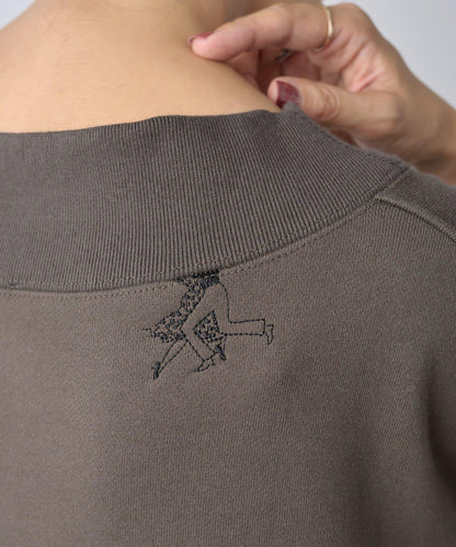 Ronde刺繡裡毛長袖套頭衫
