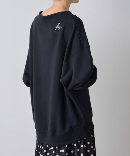 Ronde刺繡裡毛長袖套頭衫