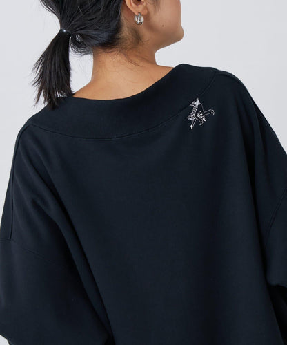 Ronde刺繡裡毛長袖套頭衫