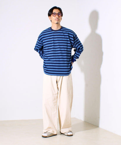 【寬鬆愛好者必看】鴨絨地寬鬆剪裁褲