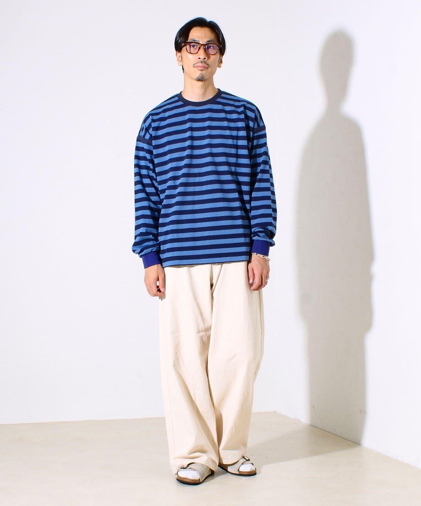 【寬鬆愛好者必看】鴨絨地寬鬆剪裁褲