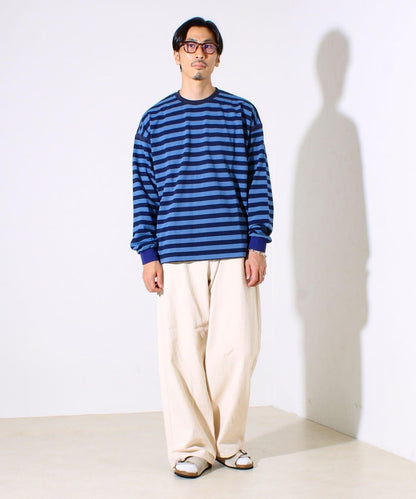 【寬鬆愛好者必看】鴨絨地寬鬆剪裁褲