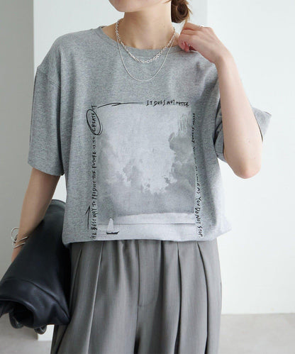 【冰感+防紫外線】照片印花T恤