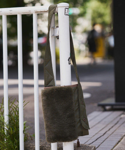 【PALCLOSET限定】羊毛切換肩揹包