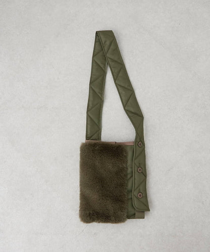 【PALCLOSET限定】羊毛切換肩揹包