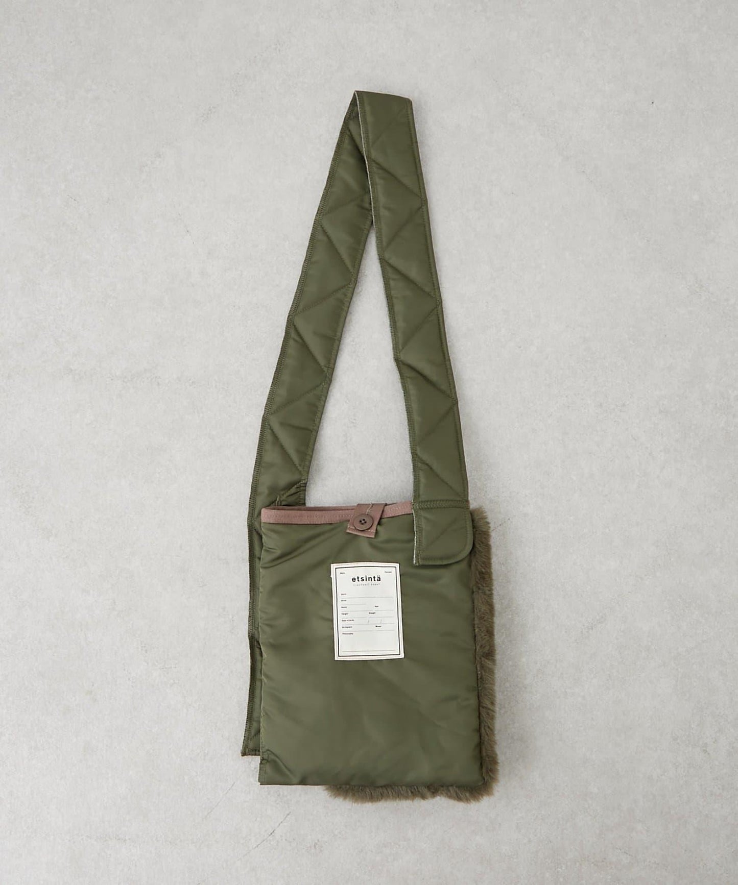 【PALCLOSET限定】羊毛切換肩揹包