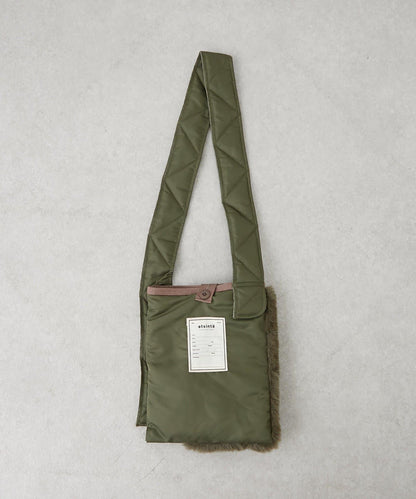 【PALCLOSET限定】羊毛切換肩揹包