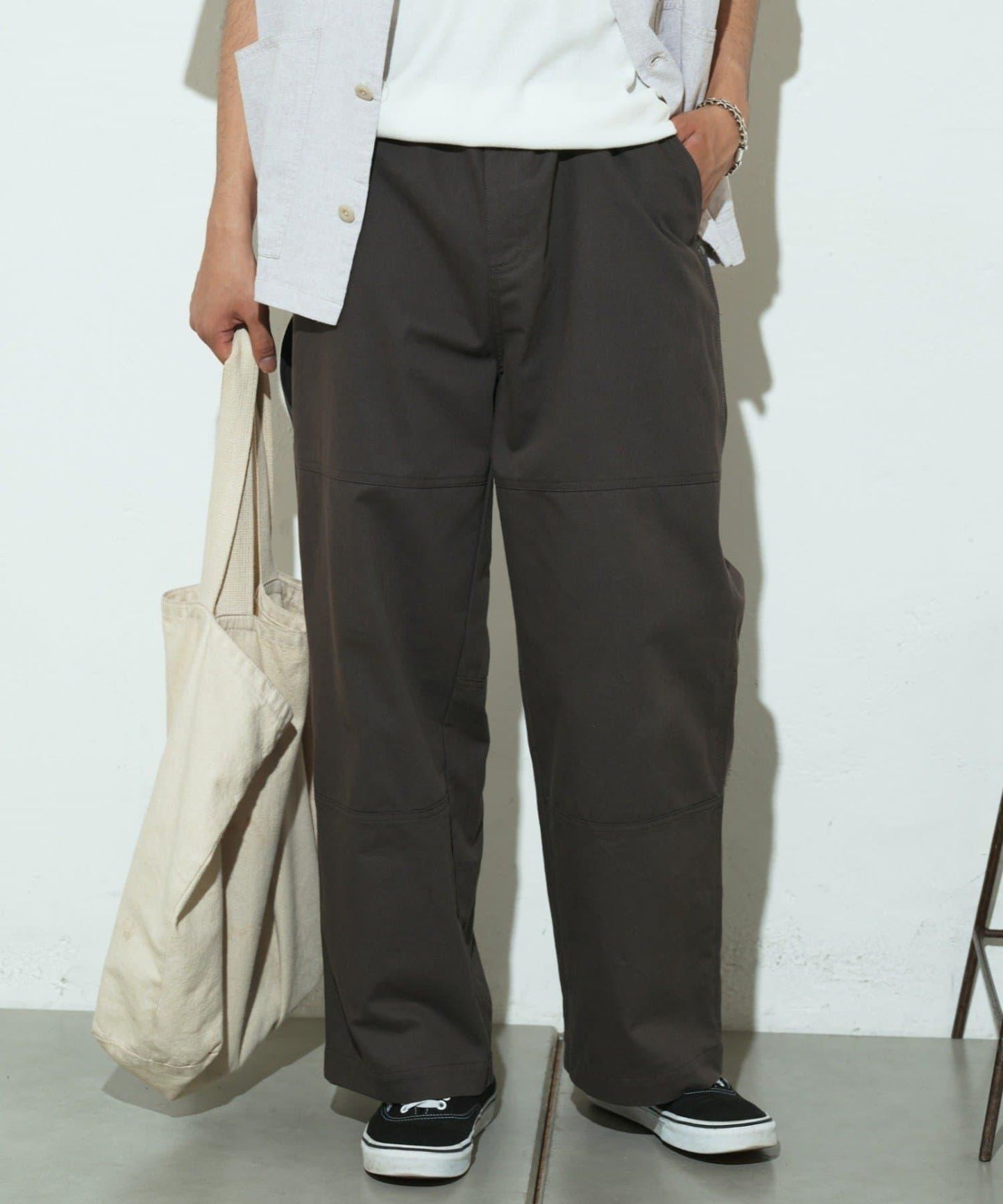 【男士】雙膝工裝褲