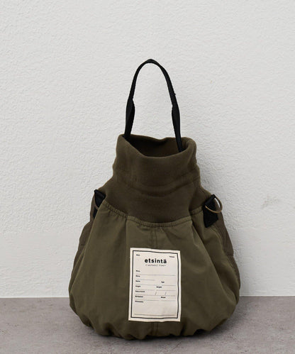 【PALCLOSET限定】etsinta拼接棉被肩揹包