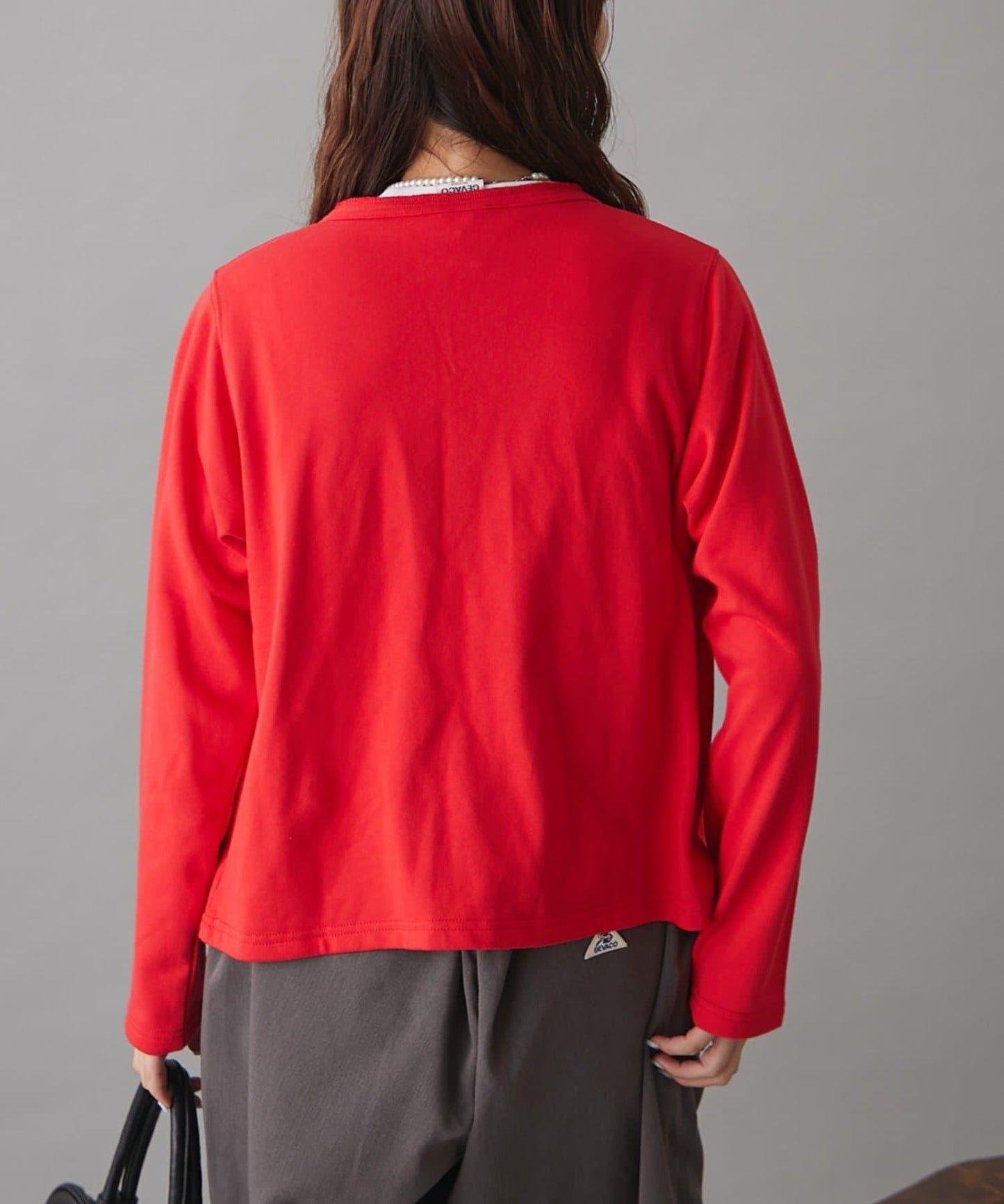 GEVACO裡毛圓領開衫