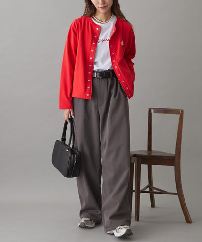 GEVACO裡毛圓領開衫