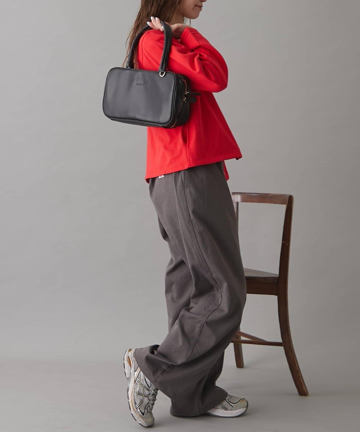 GEVACO裡毛圓領開衫