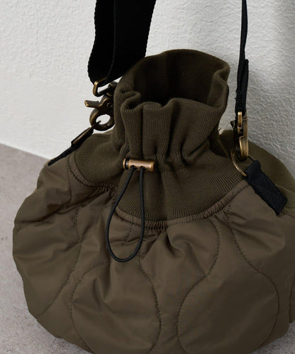 【PALCLOSET限定】etsinta拼接棉被肩揹包