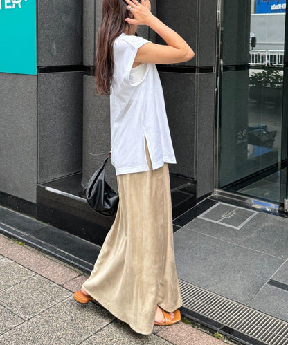 【柳】絨面裙