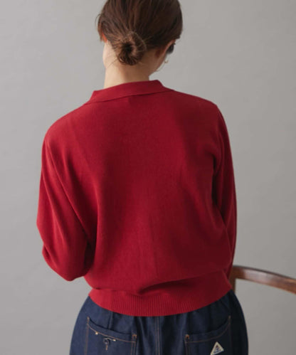 GEVACO菱格紋針織開衫