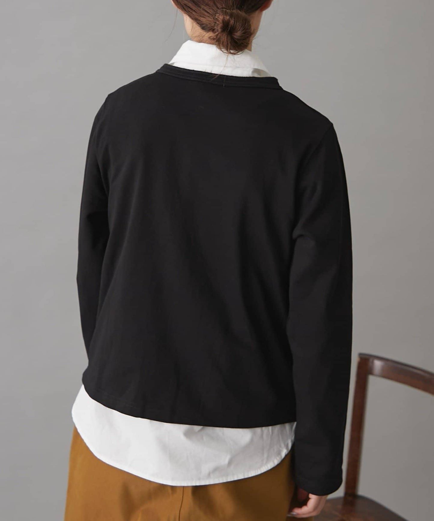 GEVACO裡毛圓領開衫