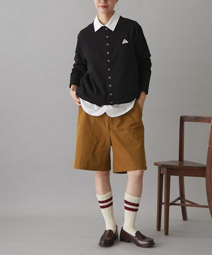 GEVACO裡毛圓領開衫