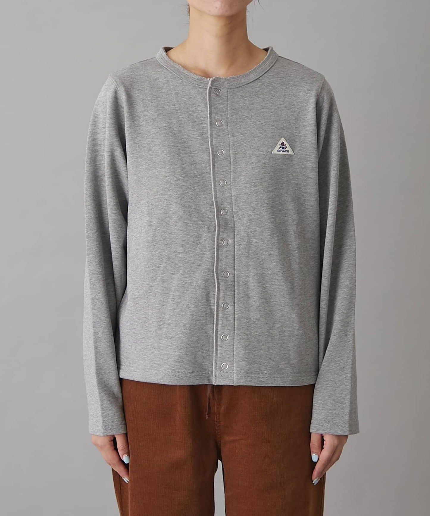 GEVACO裡毛圓領開衫