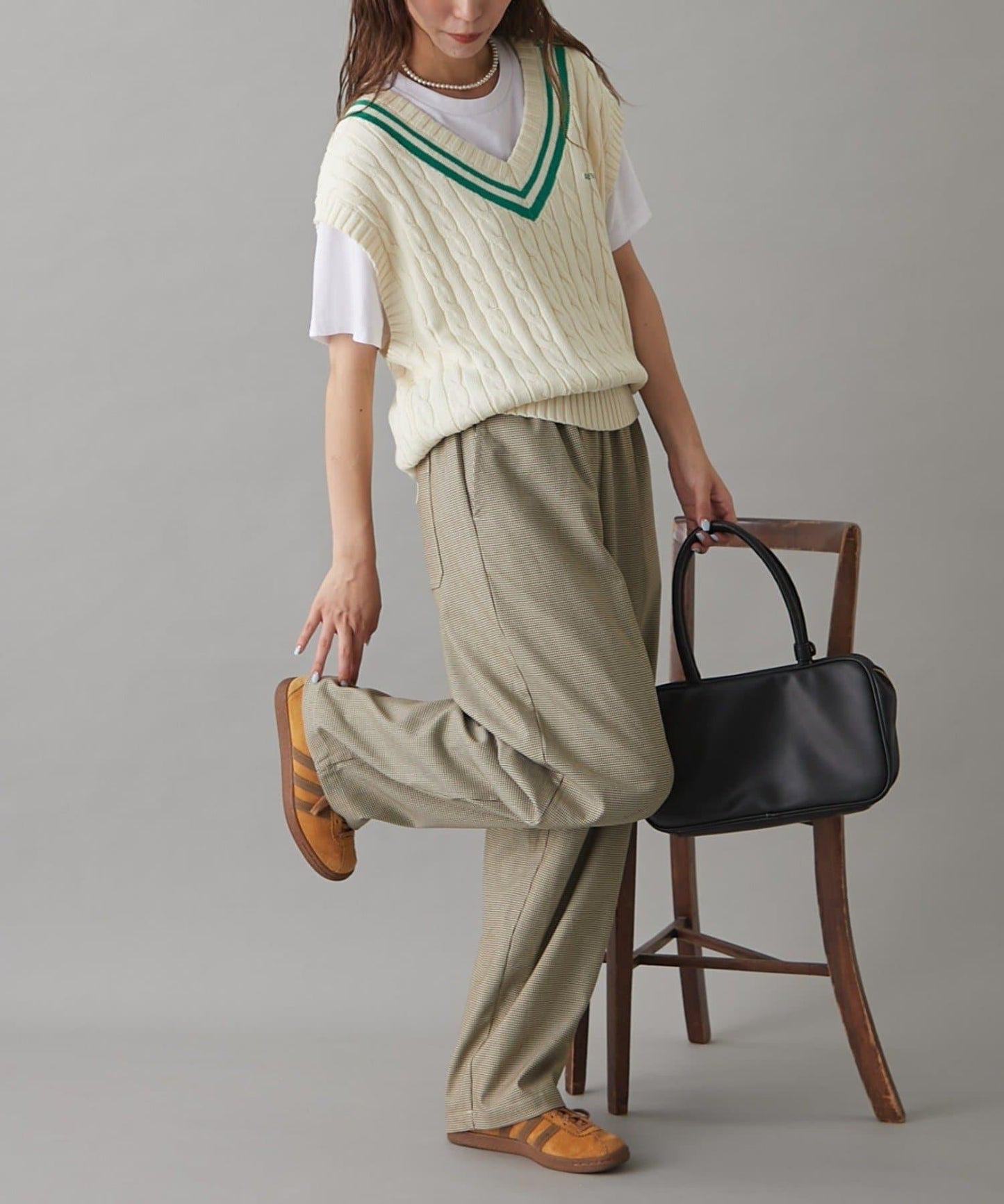 GEVACO格紋休閒褲