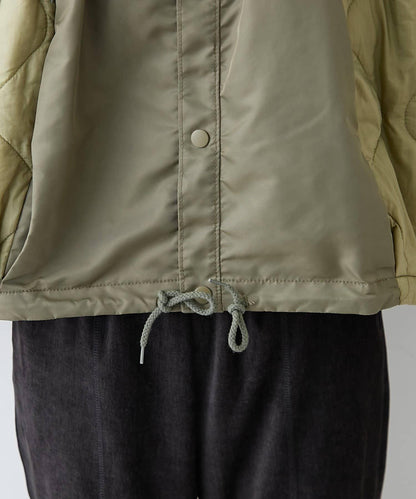 etsinta改良款拼接棉絮繭形夾克