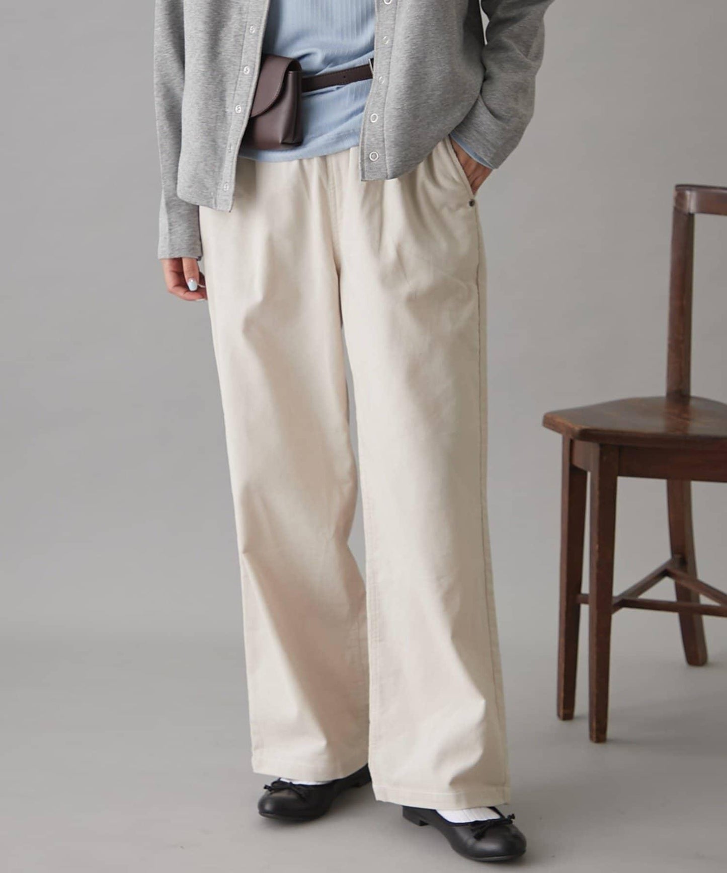 GEVACO燈芯絨寬鬆休閒褲