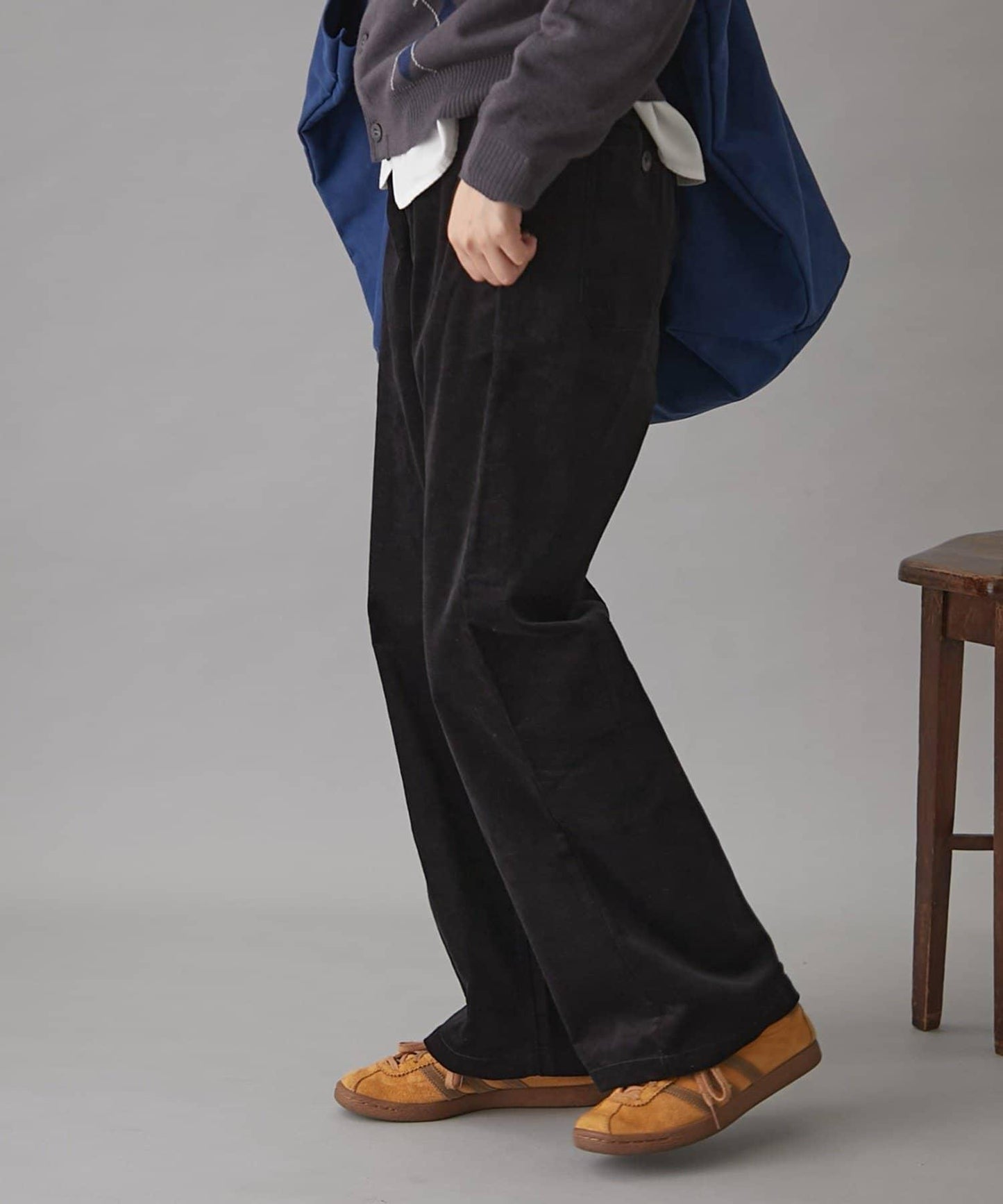 GEVACO燈芯絨寬鬆休閒褲