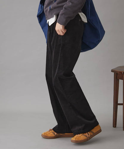GEVACO燈芯絨寬鬆休閒褲