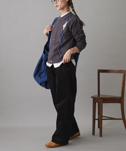 GEVACO燈芯絨寬鬆休閒褲