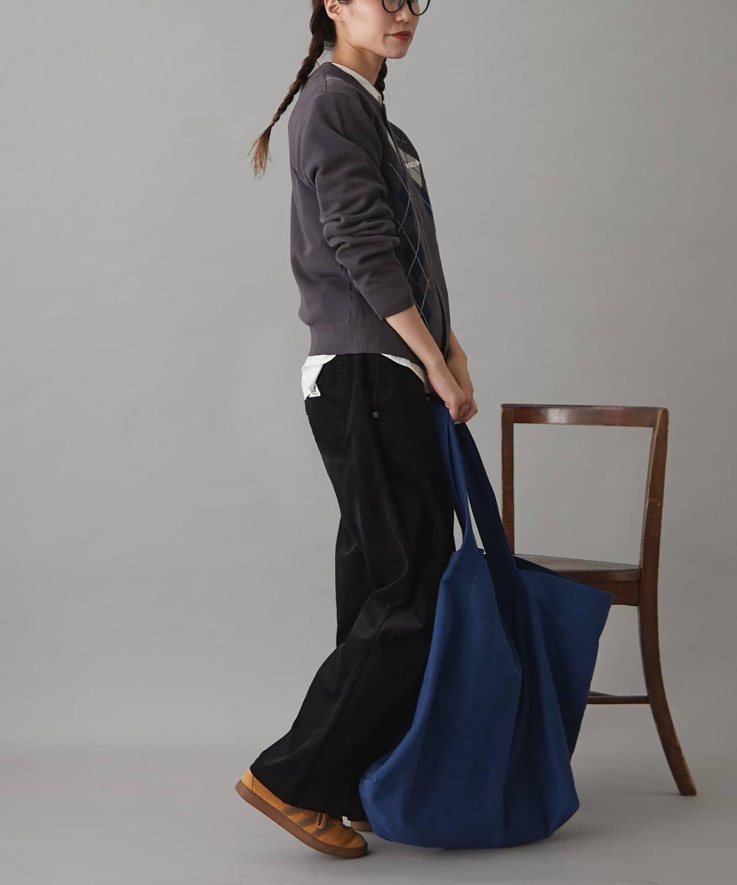 GEVACO燈芯絨寬鬆休閒褲